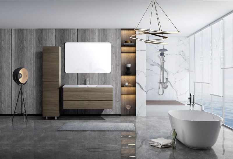 Vellena 1500mm PVC Wash White Wall Hung Bathroom Vanity