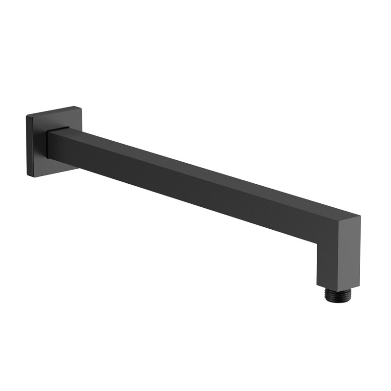 Eckig Square Wall Shower Arm Brushed Gun Metal
