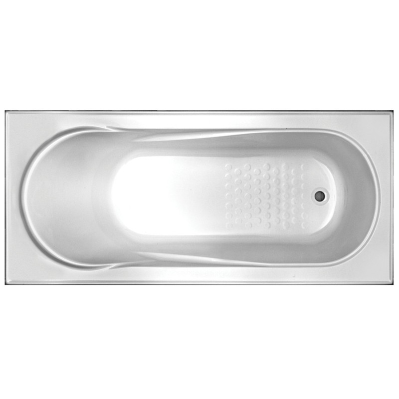 1220 X 750 X 450 mm Allura Bathroom Acrylic Drop In Insert Bath Tub Rectangle