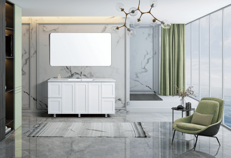 Shaker 1500mm PVC Bathroom Vanity