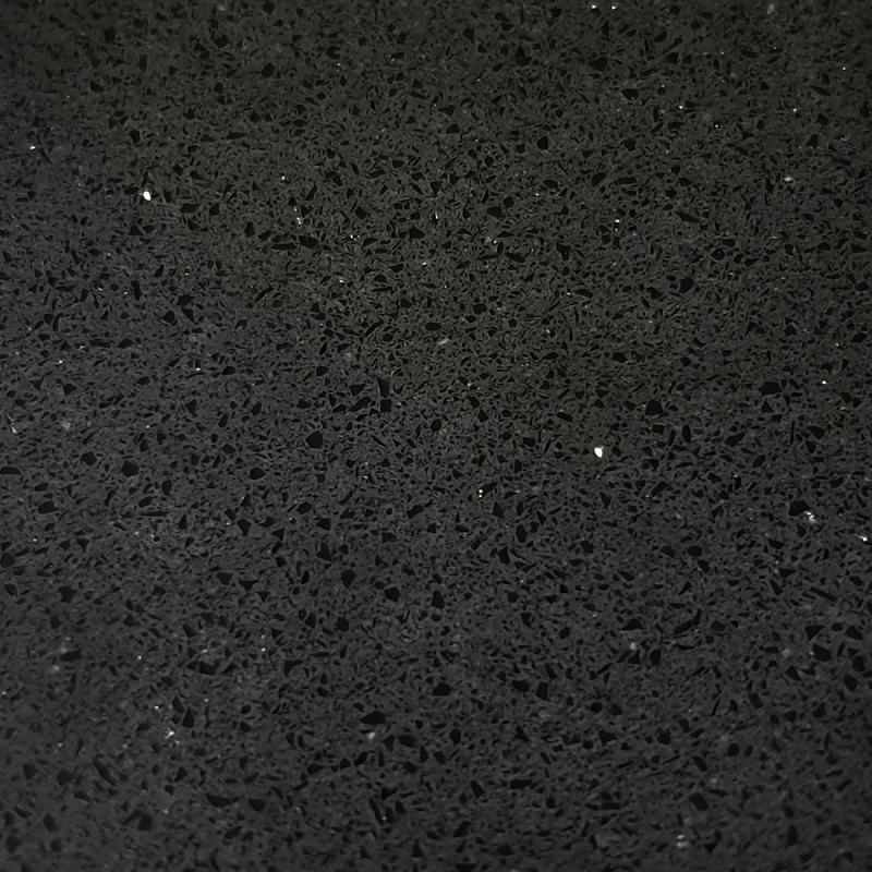 Black Quartz Stone Top 610mm