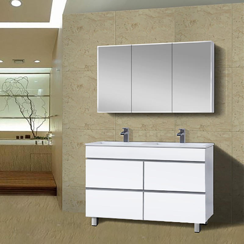 Vellena 1200mm Double PVC Water Proof Bathroom Vanity Cabinet