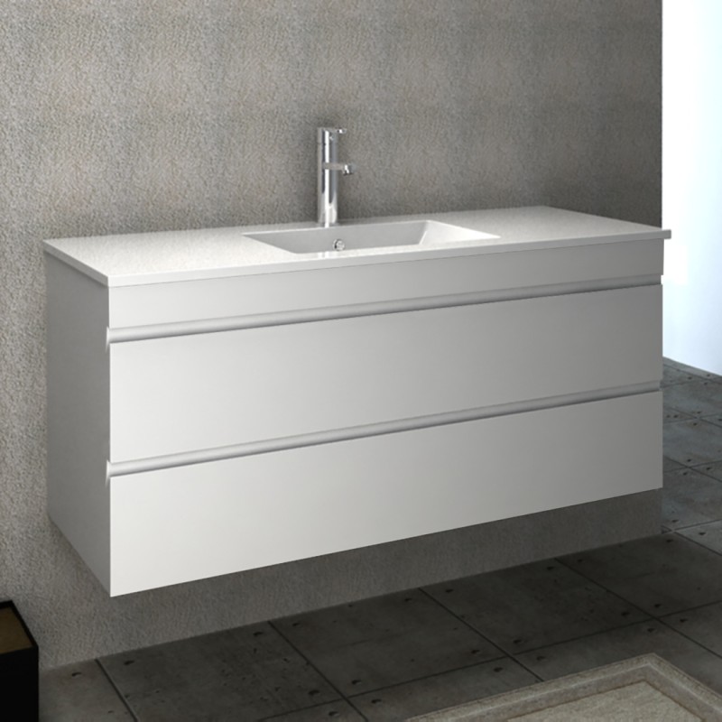 Vellena 1200mm PVC Water Proof Wall Hung Bathroom Vanity Cabinet