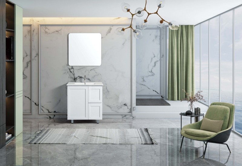 Shaker 750mm PVC Bathroom Vanity i