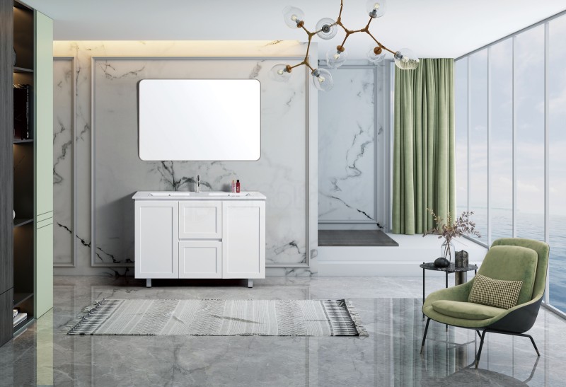 Shaker 1200mm PVC Bathroom Vanity