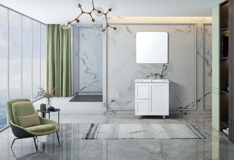 Shaker 750mm PVC Bathroom Vanity