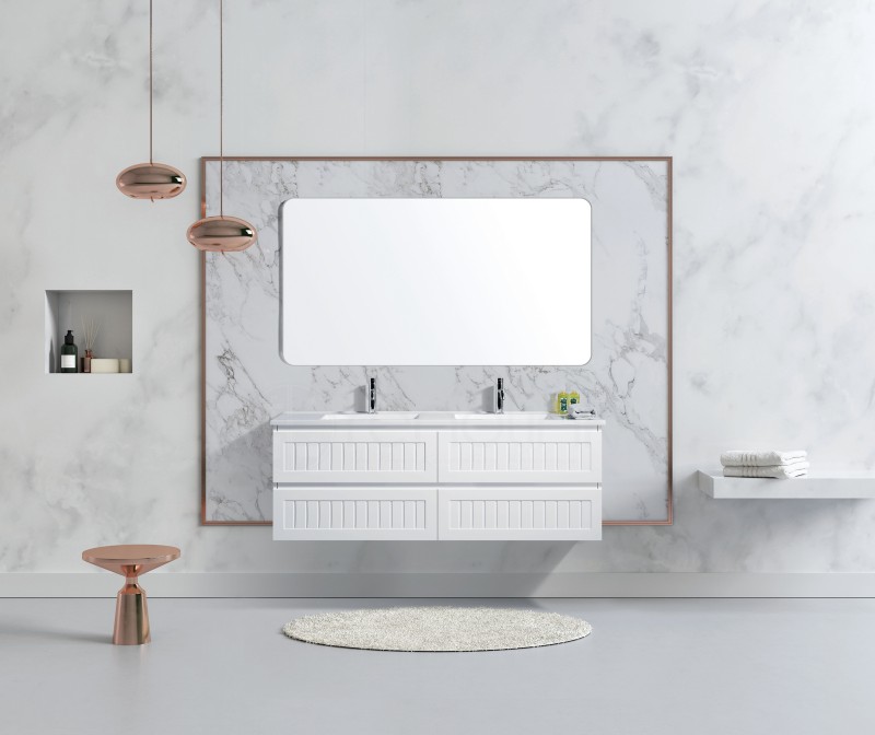 Hampton 1500mm PVC Wall Hung Bathroom Vanity