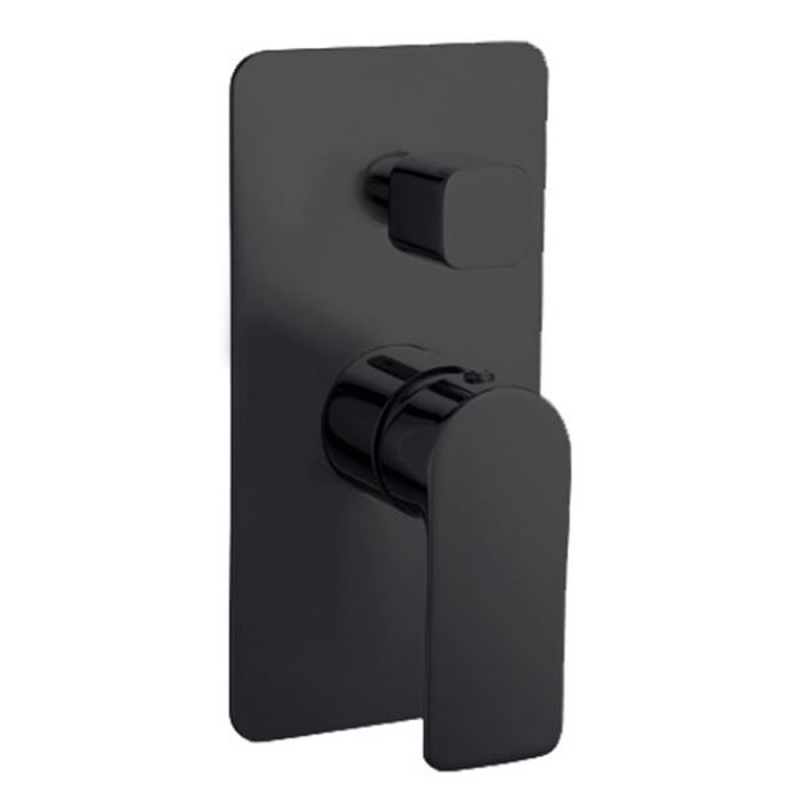 Luxus Shower Divertor Mixer Matte Black