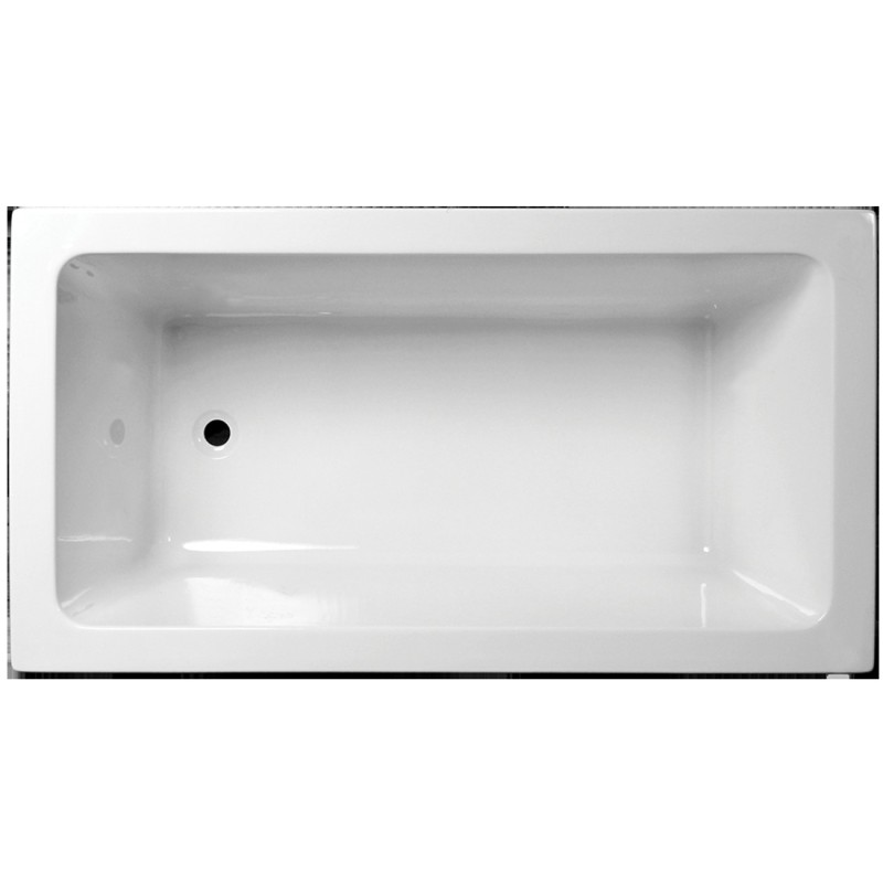 1500 X 760 X 450 mm Alfa Bathroom Acrylic Drop In Insert Bath Tub Rectangle