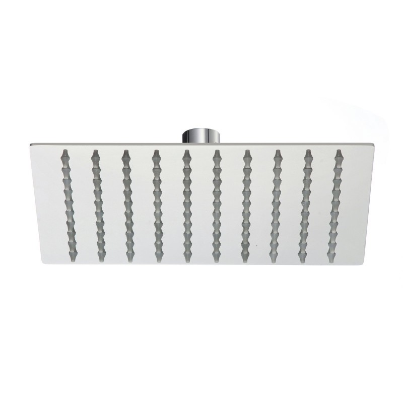 Square Stainless Steel Shower Head 200mm Chrome