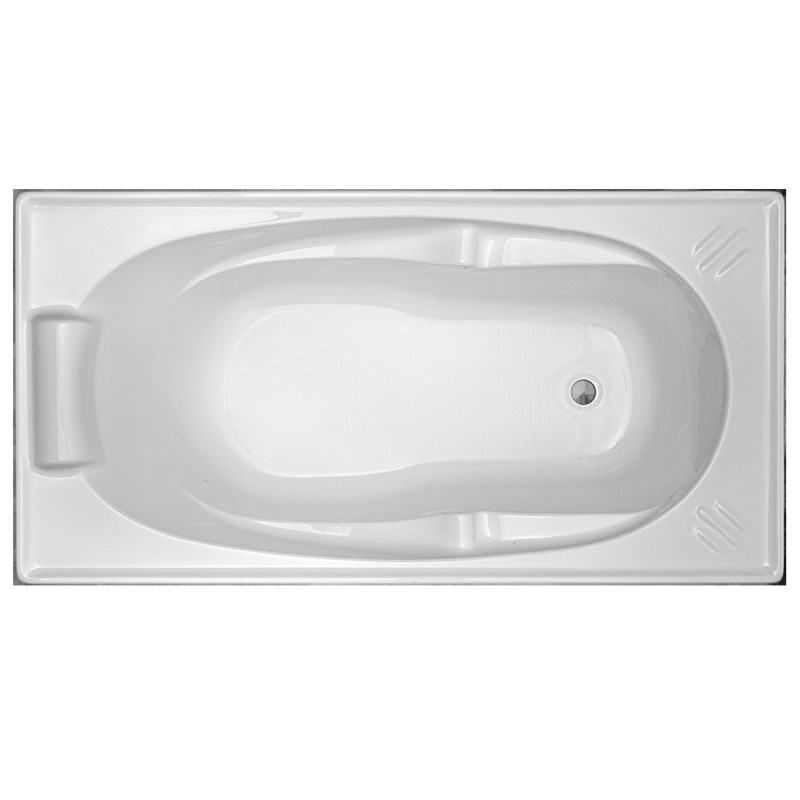 1380 X 700 X 430 mm Alita Bathroom Acrylic Drop In Insert Bath Tub Rectangle