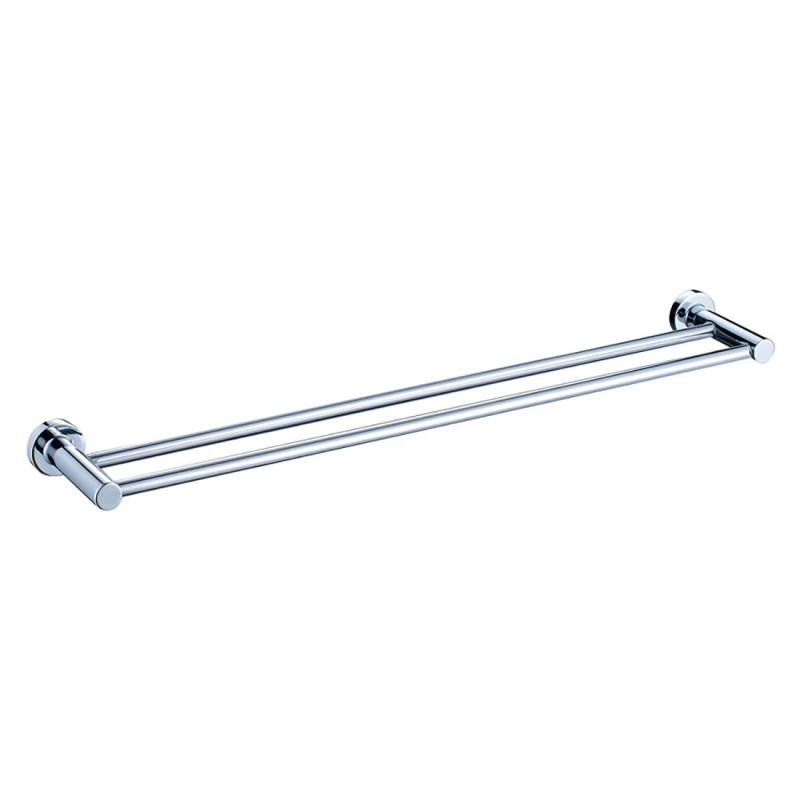 Ruby Double Towel Rail 800mm Chrome