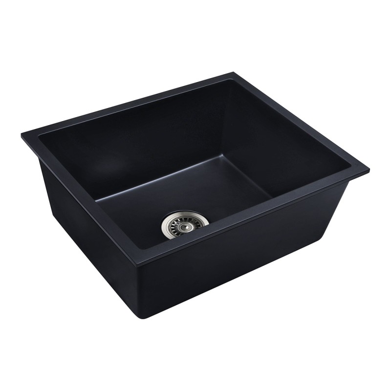 Baiachi Single Bowl Granite Kitchen Sink Black i