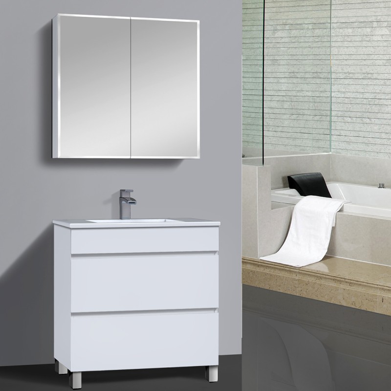 Vellena 750mm PVC Water Proof Bathroom Vanity Cabinet
