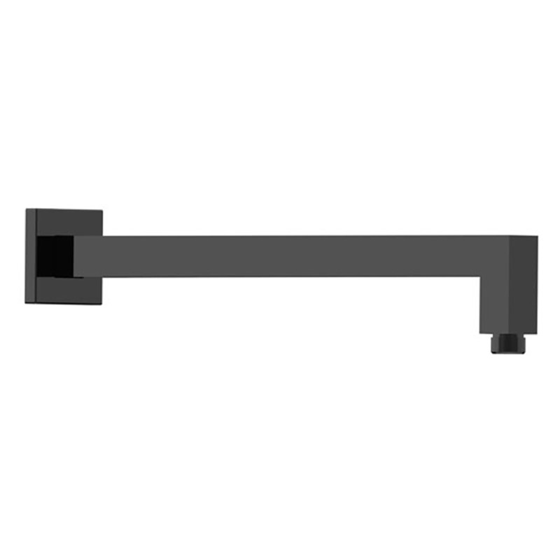Square Wall Shower Arm Matte Black i
