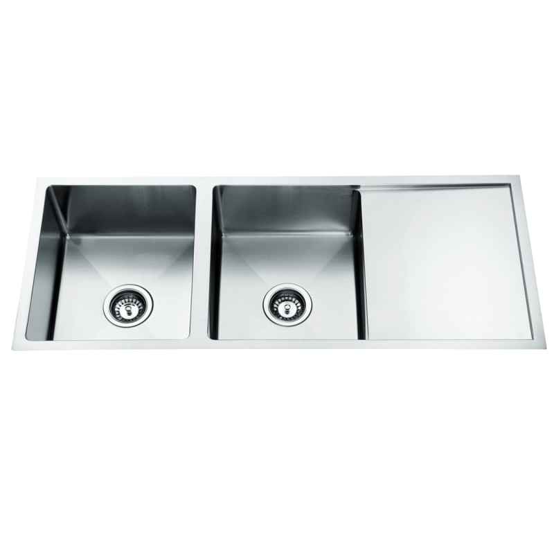 1260X440 Handmade Laundry Kitchen Sink Top/Under Mount Stainless Steel BA12644RDT