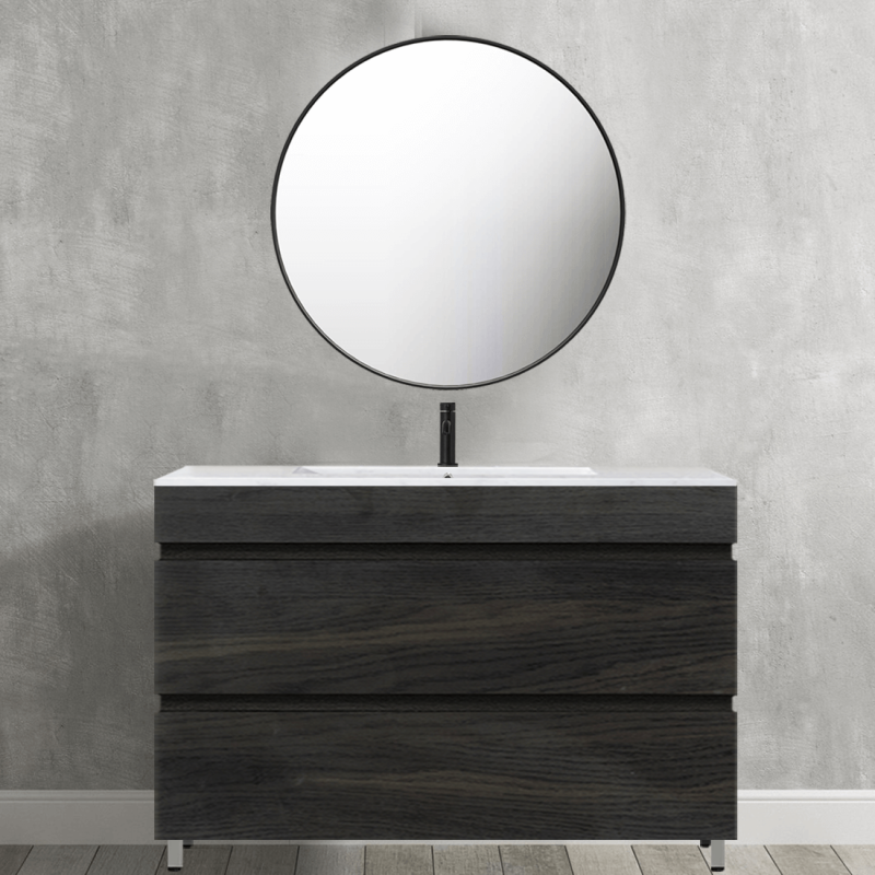 Vellena 1200mm PVC Water Proof Empire Oak Bathroom Vanity Cabinet