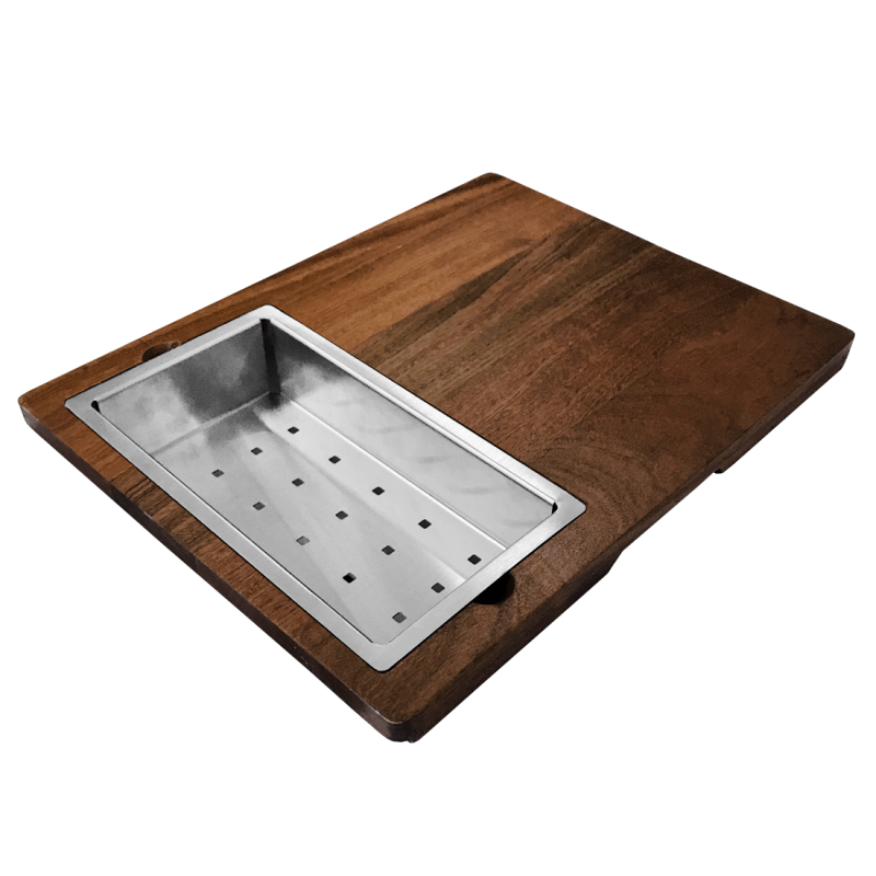 Chopping Board with Mini Colander BACBMC