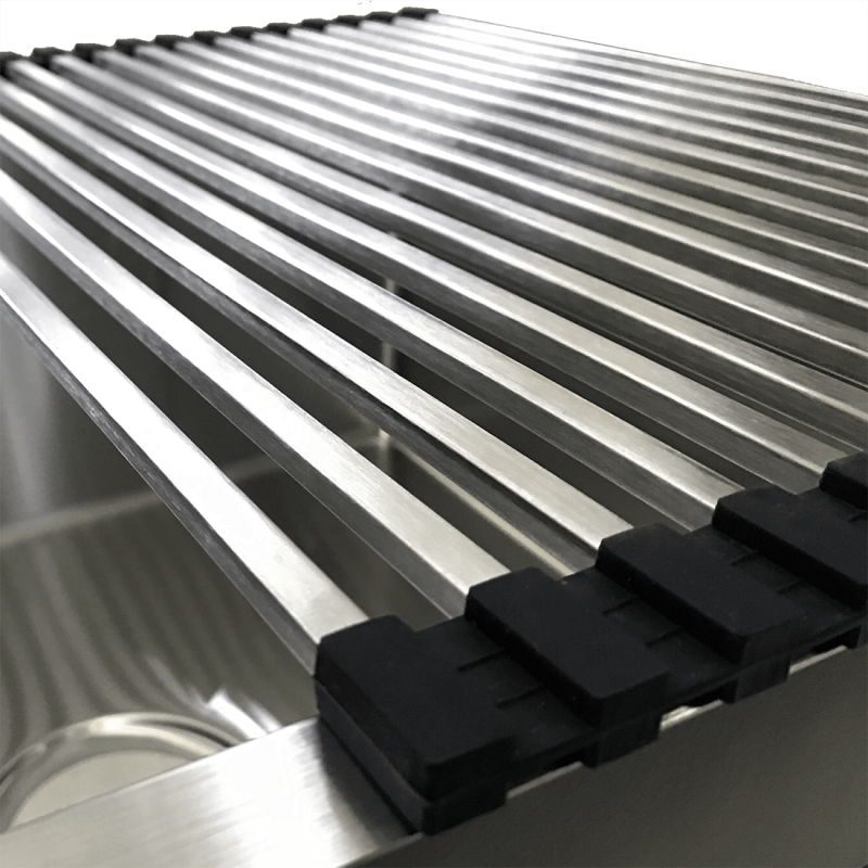 Baiachi Kitchen Sink Roller Mat Stainless Steel